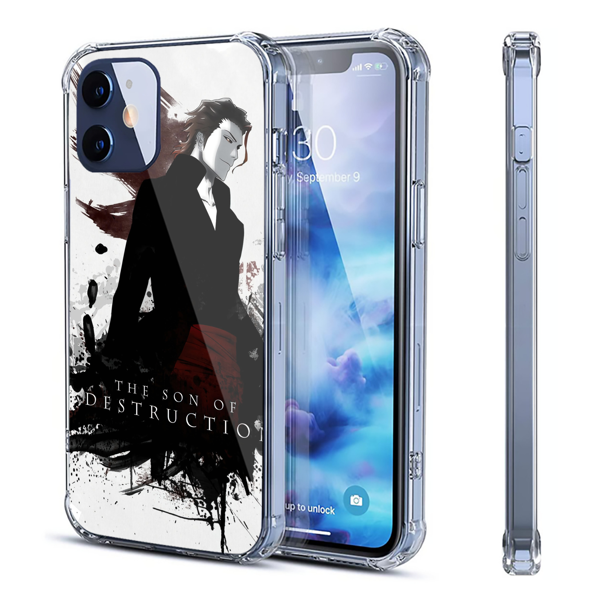 （画像用） ブリーチ BLEACH 【iPhone 12シリーズ対応】透明スマホケース（クリアソフトケース）